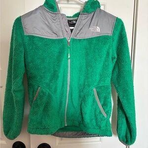 The North Face Gray and Green Jacket